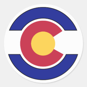 Sticker Rond Garde nationale du Colorado