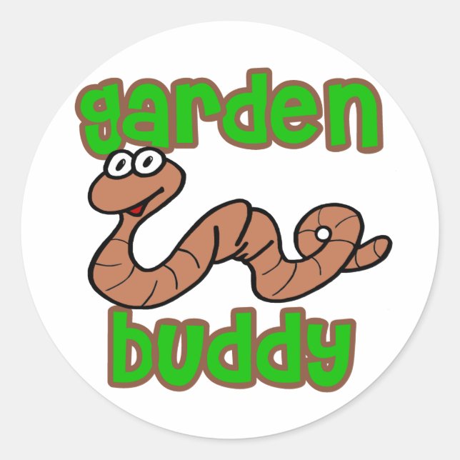 Sticker Rond Garden Buddy (Devant)