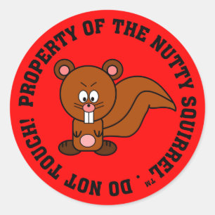 Sticker Rond Gardez vos mains hors de ma propriété
