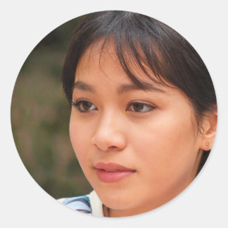 Sticker Rond Gardez vos rêves en vie