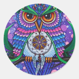 Sticker Rond Gardien de rêves