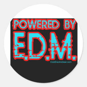 Sticker Rond gars filles RAVE Raver rave club musique danse DJ
