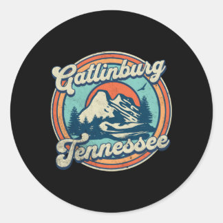 Sticker Rond Gatlinburg