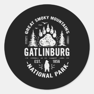Sticker Rond Gatlinburg Tennessee Great Smoky Mountains