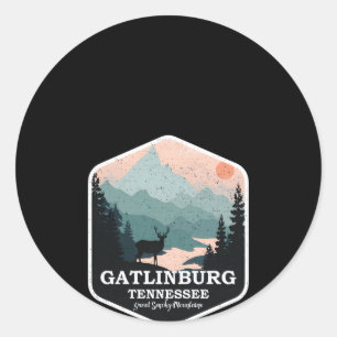 Sticker Rond Gatlinburg Tennessee Great Smoky Mountains Hiking