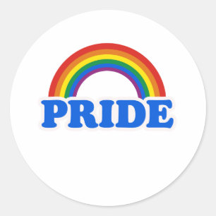 STICKER ROND GAY PRIDE