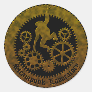 Sticker Rond gear monkey 3