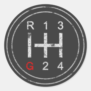 Sticker Rond Gearshift Knob Syncro T3 Vanagon Classic Car