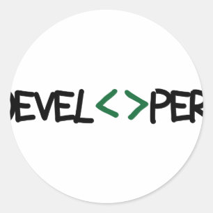 Sticker Rond Geek/jeu
