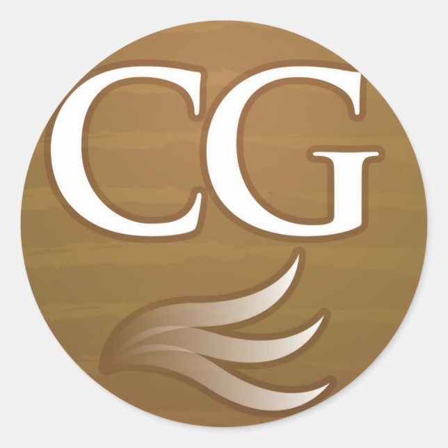 Sticker rond Geeks de cigares (Devant)