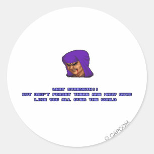 Sticker Rond Geki KO'ed