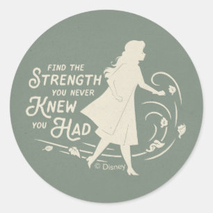 Sticker Rond Gelée 2 : Anna  Trouver la force