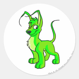 Sticker Rond Gelert brillant