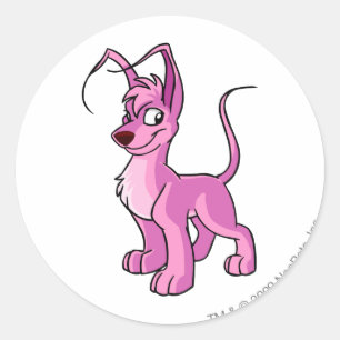 Sticker Rond Gelert Pink