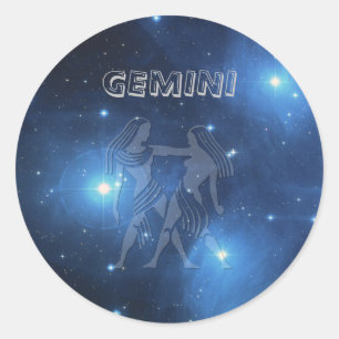 Sticker Rond Gemini