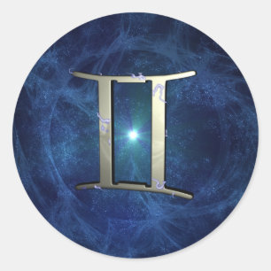 Sticker Rond Gemini