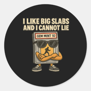Sticker Rond Gemme drôle Mint 10 Gradeur de carte de sport Big