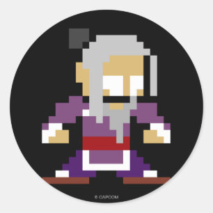 Sticker Rond Gén 8 Bits