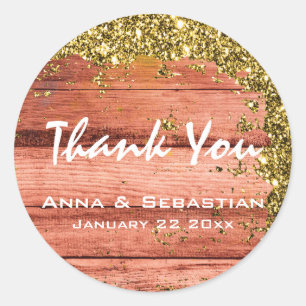 Sticker Rond *~* Générique AP49 Bois de Parties scintillant vie