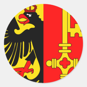 Sticker Rond Genève, Suisse