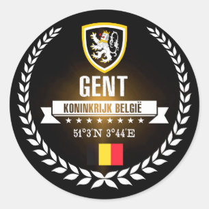 Sticker Rond Gent