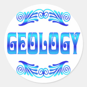 STICKER ROND GÉOLOGIE