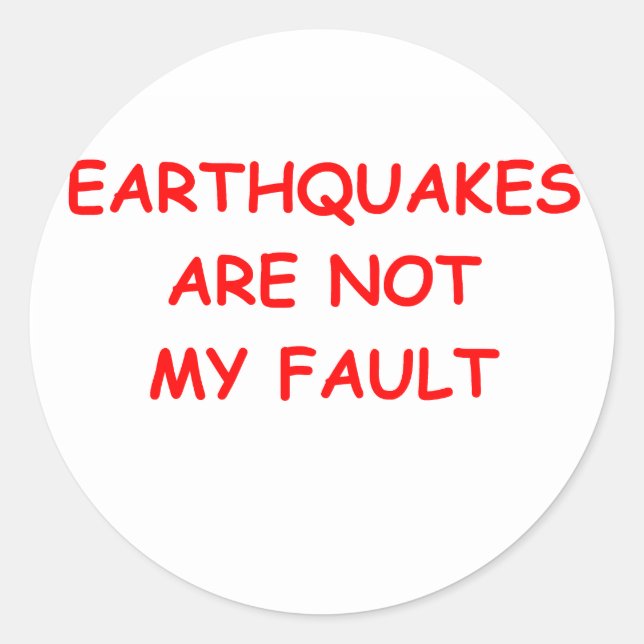 Sticker Rond géologie (Devant)