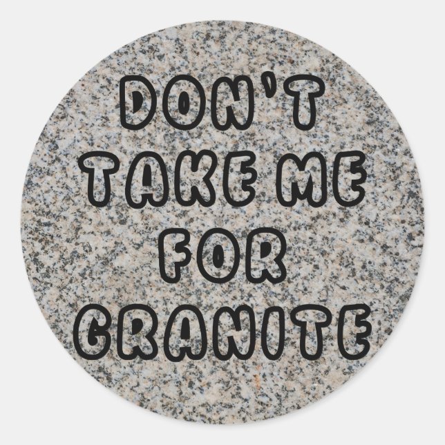 Sticker Rond Géologue (Devant)