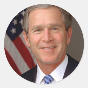 Sticker Rond George Bush