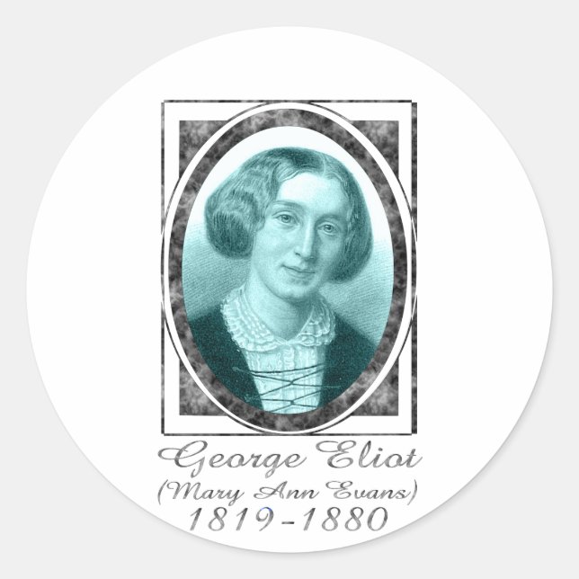 Sticker Rond George Eliot (Devant)