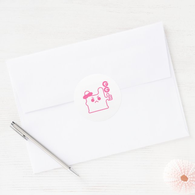 Sticker Rond GG Nutan (Enveloppe)