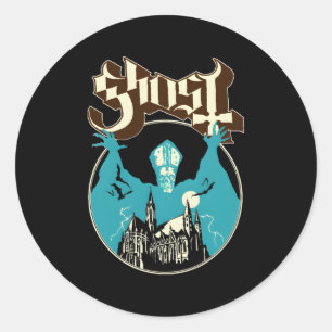 Sticker Rond Ghost€"Opus
