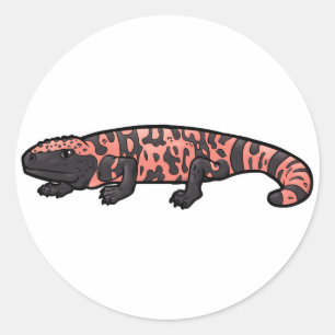 Sticker Rond Gila Monster