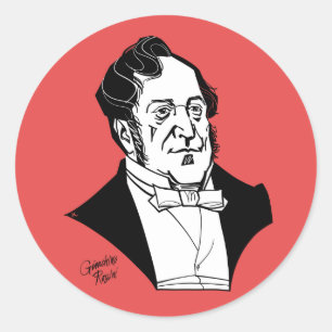 Sticker Rond Gioachino Rossini