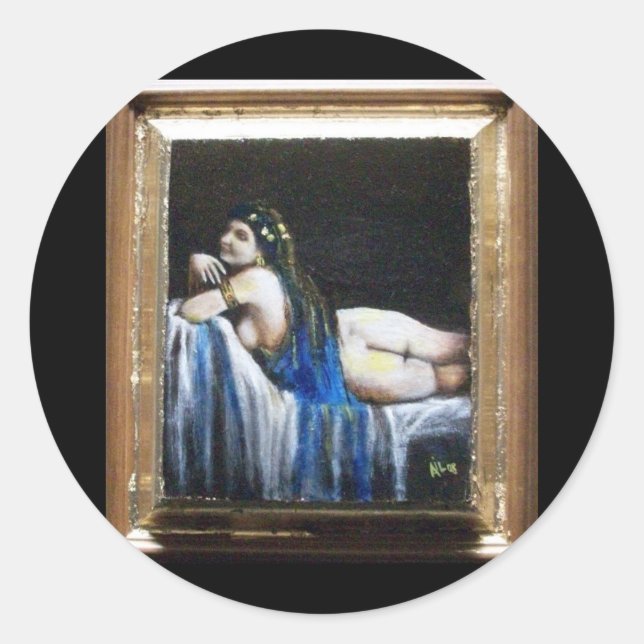 STICKER ROND GIPSY BLUE (Devant)