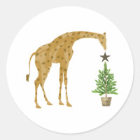 Giraffe Arbre de Noël étoile