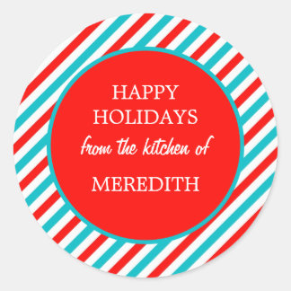 Sticker Rond Gîtes de Noël Cuisine de la