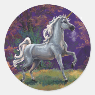 Sticker Rond Glade Unicorn