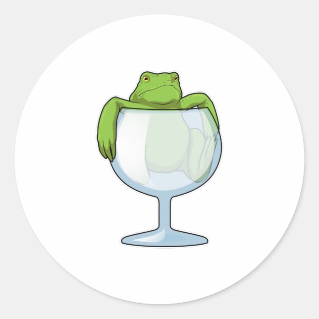 Sticker Rond Glass (Devant)