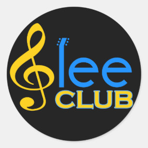 Sticker Rond Glee Club