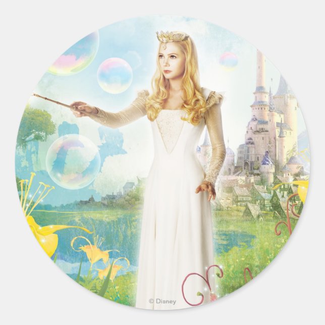 Sticker Rond Glinda La Bonne Sorcière 1 (Devant)