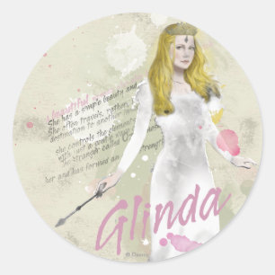 Sticker Rond Glinda La Bonne Sorcière 4