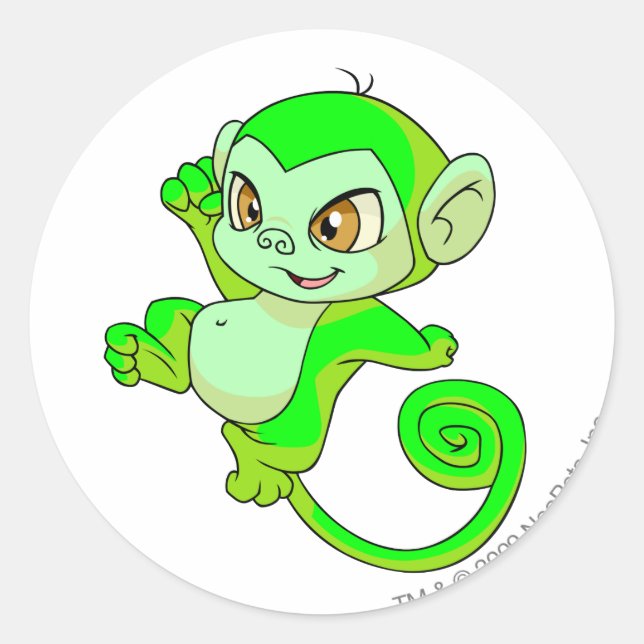 Sticker Rond Glissant Mini (Devant)