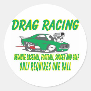 Sticker Rond glisser course 1