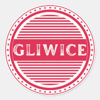 Sticker Rond Gliwice City Pride Emblem – Polish Identity