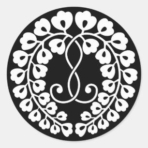 Sticker Rond glycine de Kujō
