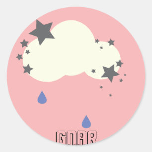 Sticker Rond gnar