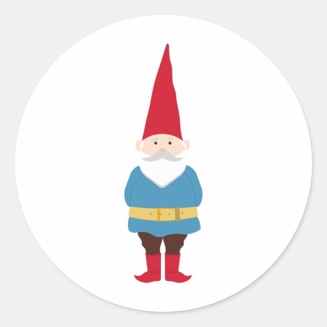 Sticker Rond Gnome (Devant)