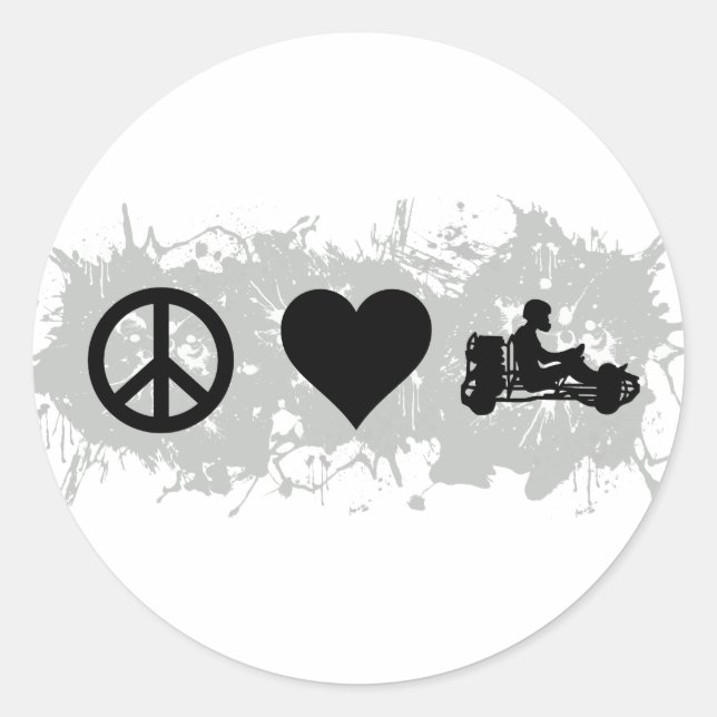 Sticker Rond Go kart (Devant)