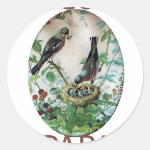 Sticker Rond Go Papa